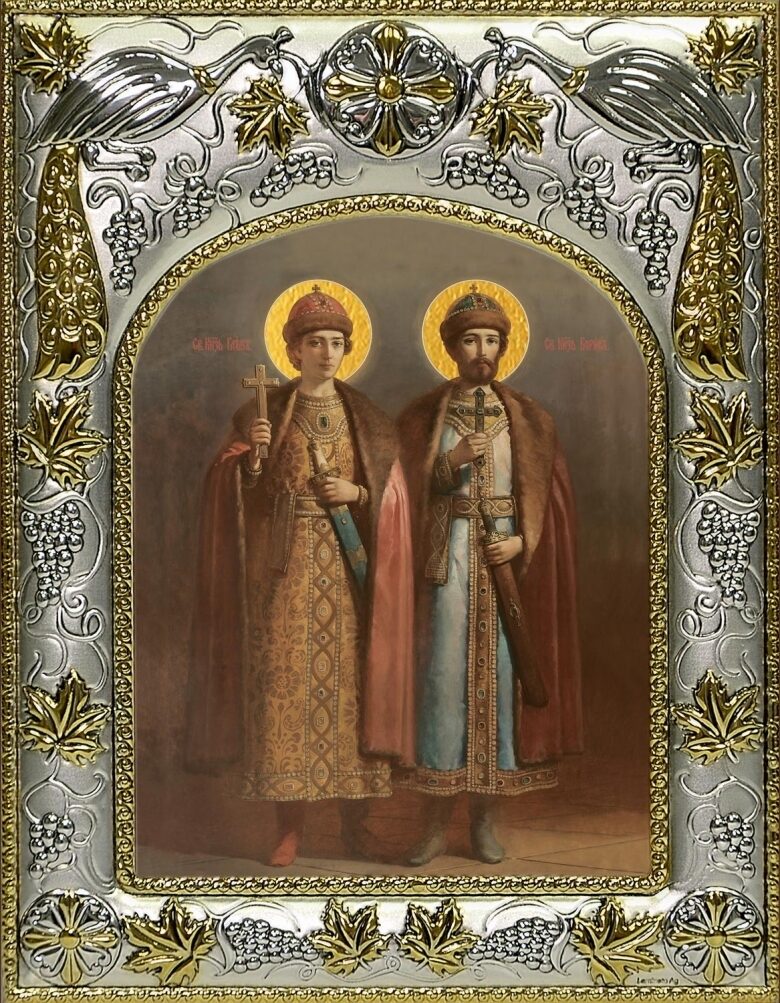 Борис и Глеб благоверные князья-страстотерпцы, икона