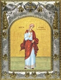Агафия Панормская, мученица, икона